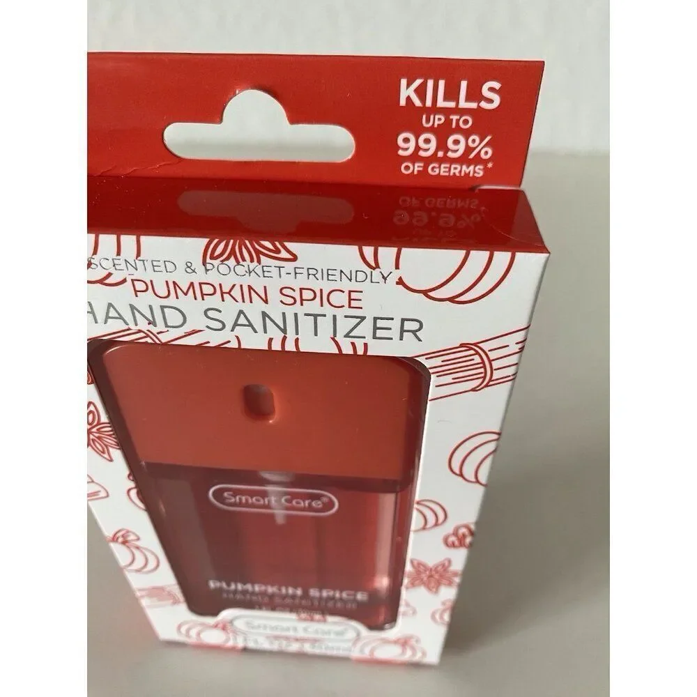 Smart‎ Care Scented Hand Sanitizer Spray 1 Fl Oz Pumpkin Spice Hydrating NEW